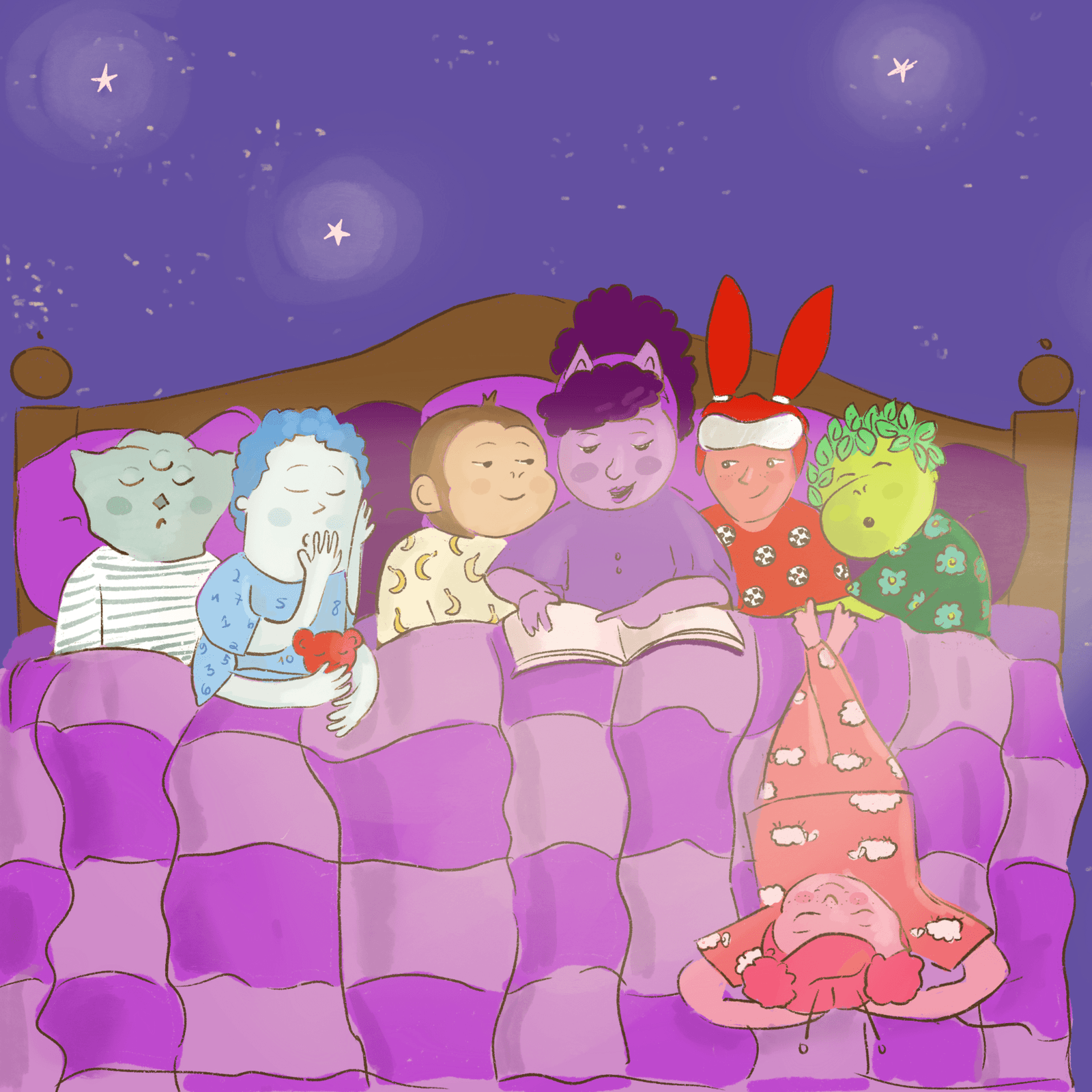 Groovy and his friends laughing together
